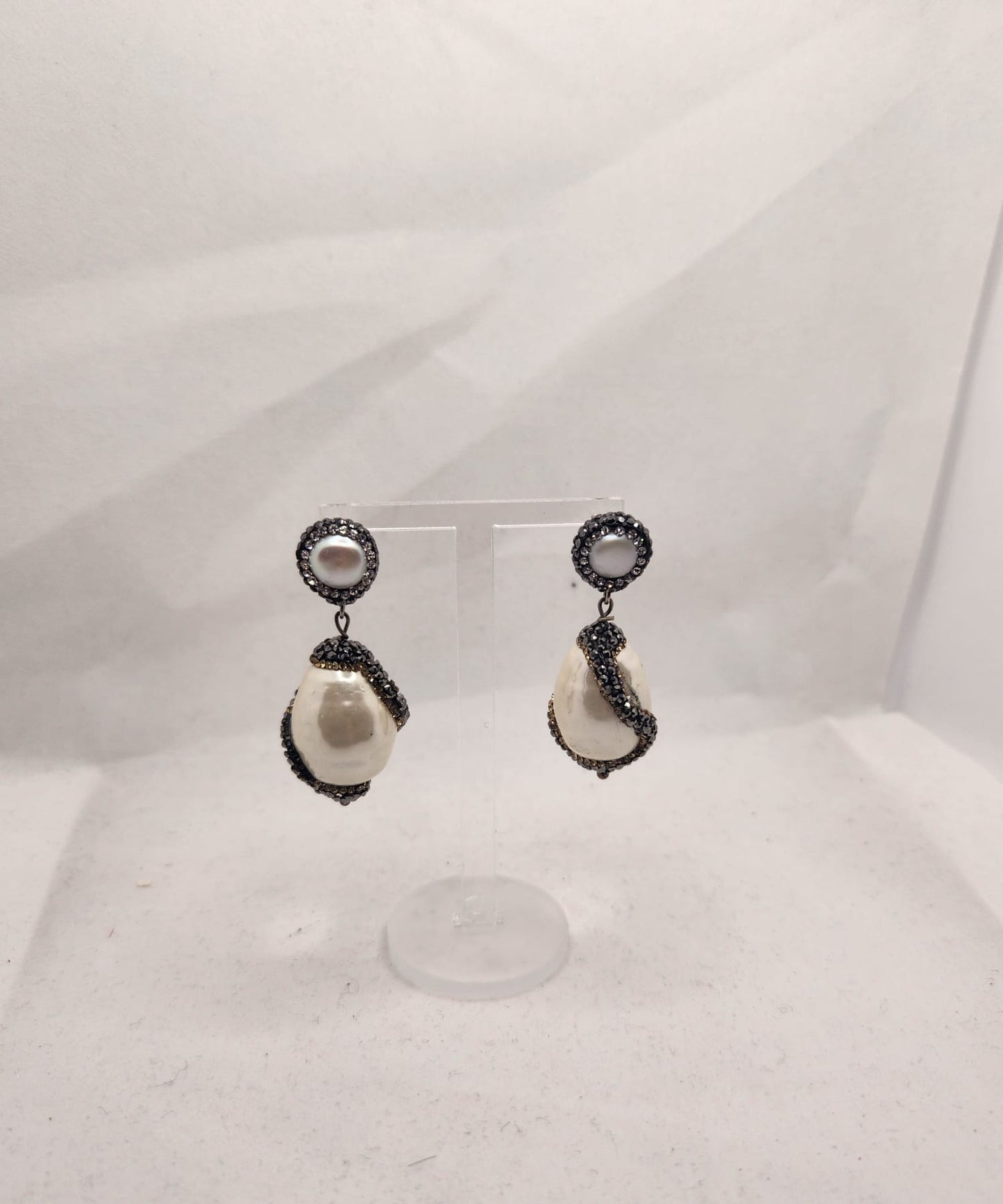 Real Big Pearl with Garcon Earrings