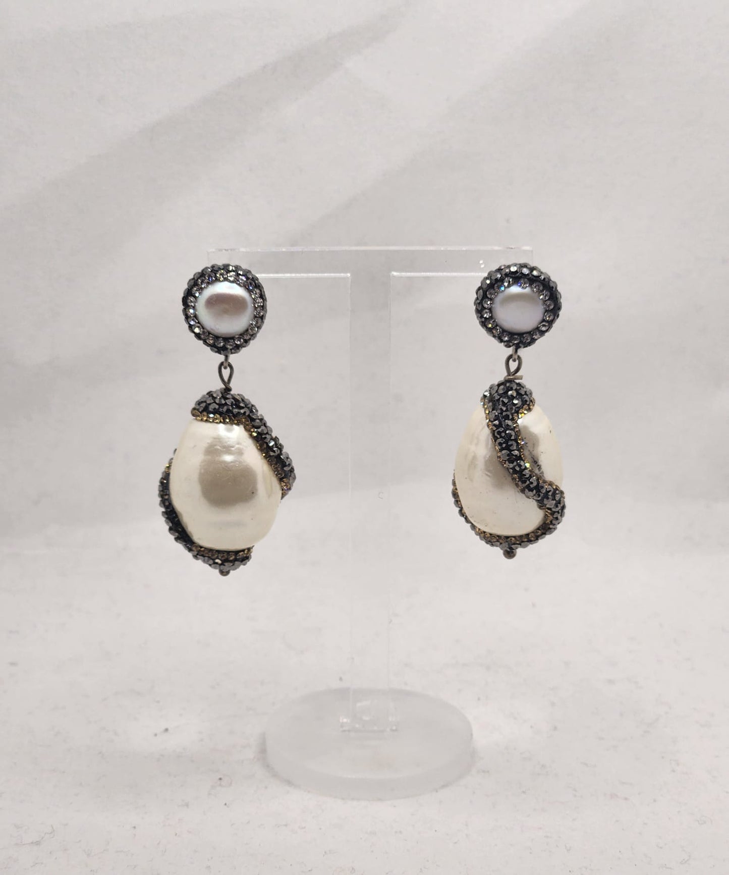 Real Big Pearl with Garcon Earrings