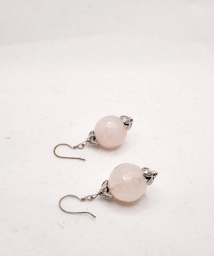 Rose Quartz Earrings