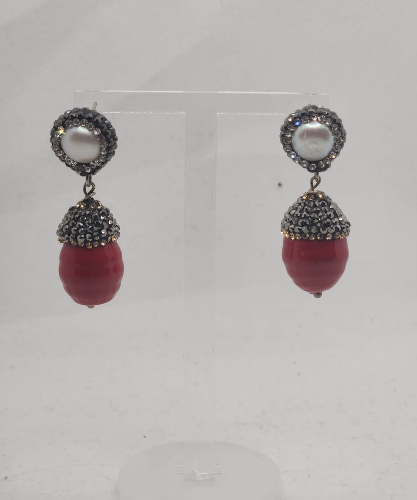Scarlet Radiance Earrings