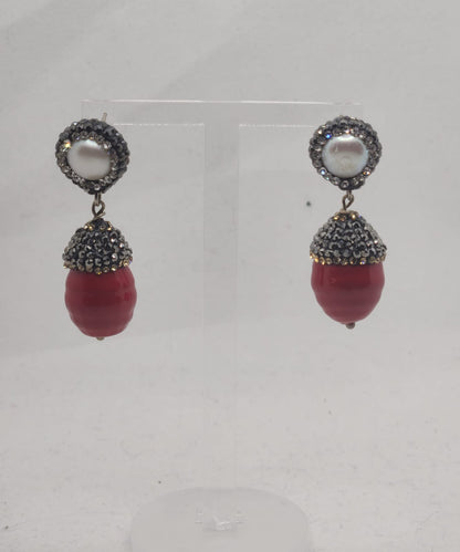 Scarlet Radiance Earrings
