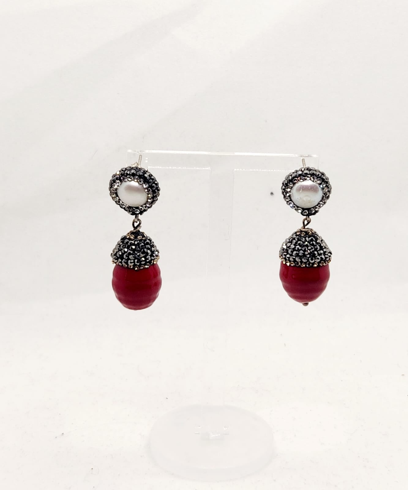 Scarlet Radiance Earrings